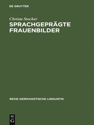 cover image of Sprachgeprägte Frauenbilder